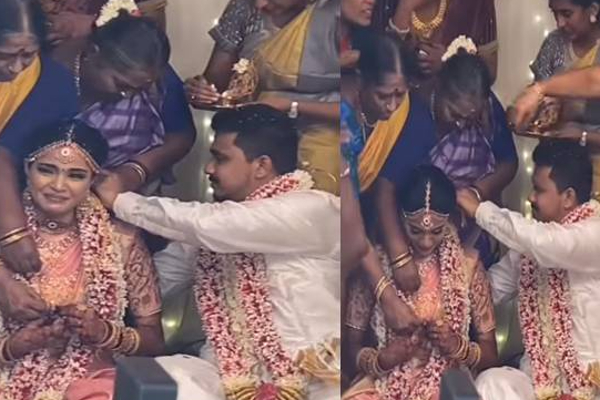 கண்ணீர் மல்க பிரமாண்டமாக நடந்த பிரபல சீரியல் நடிகையின் திருமணம் - ரசிகர்கள் வாழ்த்து | Actress Vaishali Thilaga Marriage Video Viral