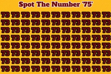 Optical illusion: கண்ணை மாயமாக்கும் இந்த படத்தில் '73' களில் '75' எங்கே உள்ளது?