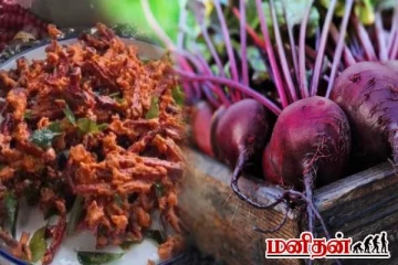 மொறு மொறு சுவையில் பீட்ரூட் பொரியல்... இப்படி செய்தா கொஞ்சமும் மிஞ்சாது!