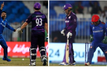 ஓரே ஓவரில் 3 விக்கெட்! 5 டக் அவுட்: ஸ்காட்லாந்தை வீழ்த்தி புள்ளிப்பட்டியலில் முதலிடம் பிடித்த ஆப்கானிஸ்தான்