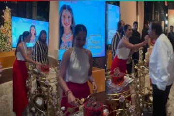 வைரலாகும் ராதிகா மெர்ச்சன்ட்டின் பிறந்தநாள் வீடியோ: செலவு மட்டும் இவ்வளவா?