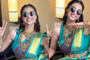 பட்டு சேலை, நகை.. நடிகை மீனாட்சி சவுத்ரி அழகிய லேட்டஸ்ட் போட்டோஷூட்!