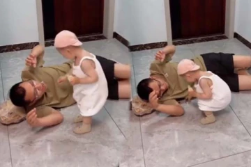 உயிருக்கு போராடிய தந்தை... 2 மில்லியன் பேரின் கண்களை குளமாக்கிய குழந்தையின் காட்சி