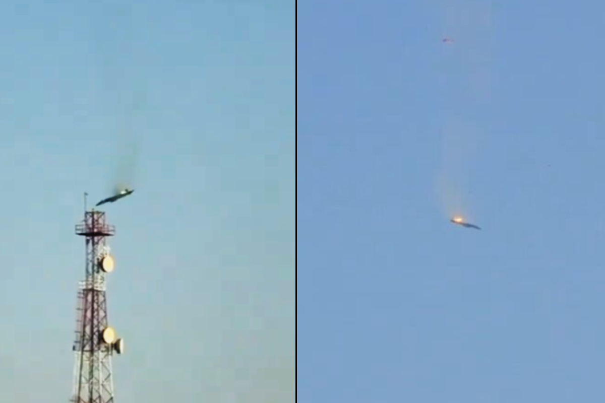 ஈராக் எல்லைக்கு அருகில் விழுந்து நொறுங்கிய அமெரிக்காவின் F-15 போர் விமானம் | Us F 15 Fighter Jet Crashes Near Iran Border