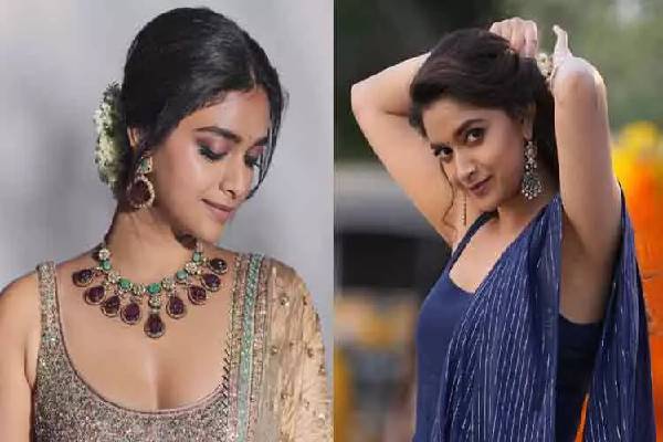 காதல் கணவருடன் கீர்த்தி சுரேஷின் பொங்கல் கொண்டாட்டத்தை பாருங்க... வைரல் புகைப்படங்கள் | Actress Keerthysuresh Family Pongal Photos Viral