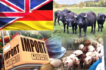 ஜேர்மானிய உணவுப் பொருட்களுக்கு இறக்குமதி தடை விதித்த பிரித்தானியா