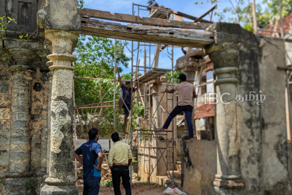 இடிந்து விழுந்த யாழ். மந்திரிமனை : பாதுகாப்பதற்கான பணிகள் ஆரம்பம் | Work Begins To Protect Manthiri Manai From Damage