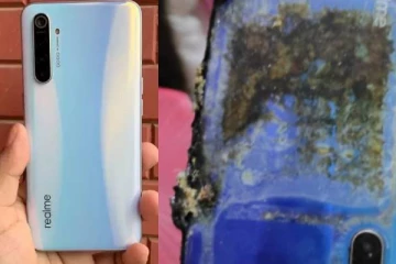 வெடித்து சிதறிய ரியல் மீ புதிய மொடல் ஸ்மார்ட் போன்! வெளியான புகைப்படங்கள்