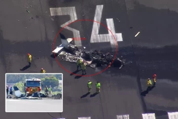 அவுஸ்திரேலியாவில் ஓடுபாதையில் விழுந்த சிறிய விமானம்: தீப்பிடித்ததில் 3 பேர் பலி