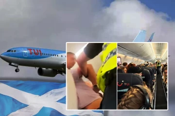 அவசரமாக தரையிறக்கப்பட்ட ஸ்கொட்லாந்து விமானம்