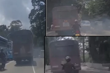 கரிக்கோச்சியாக மாறிய இலங்கை போக்குவரத்து சபை பேருந்து