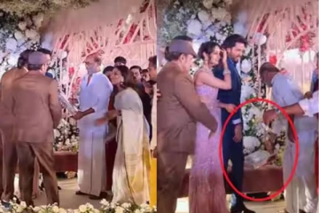 கொஞ்சம் கூட மரியாதையே இல்லையா - அர்ஜுன் மகள் வரவேற்பில் ரஜினிக்கு அவமானம்?