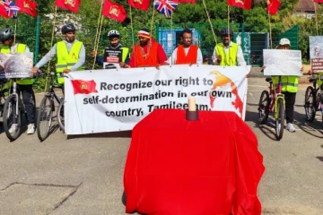 தமிழீழ இனப்படுகொலைக்கு நீதிகோரி மிதியுந்துப்பயண பேரணி