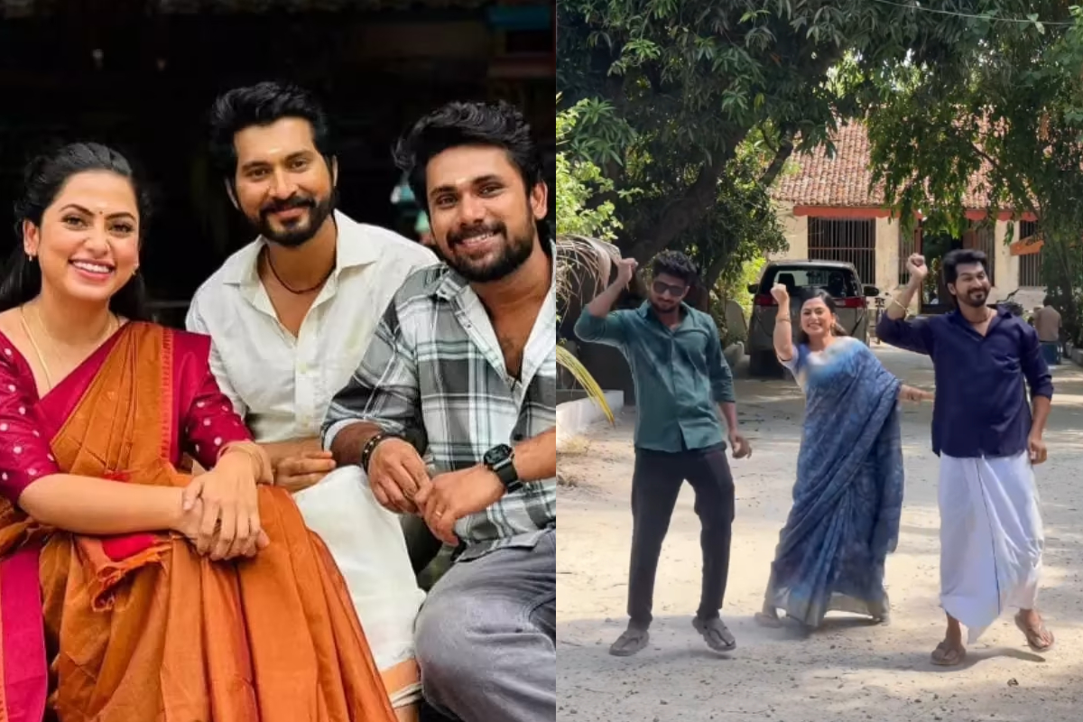 அய்யனார் துணை சீரியல் பிரபலங்கள் போட்ட குத்தாட்டம்.. வைரலாகும் வீடியோ | Ayyanar Thunai Serial Stars Dance Video Viral