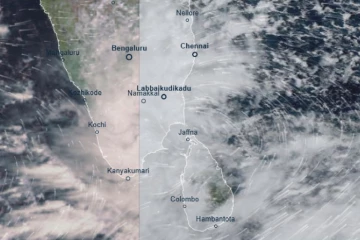 රට කළඹන කාලගුණයෙන් හෙට දිනට වලංගු නිවේදනයක් - මි.මී 100 ක පමණ තද වැසි සමඟ දැඩි සුළං තත්ත්ව