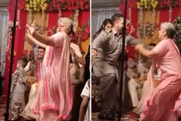 மருமகள் திருமணத்திற்கு மாமியார் போட்ட குத்தாட்டம்: காணொளிக்கு குவியும் லைக்ஸ்