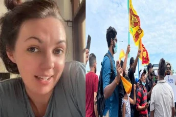 போராட்டத்திற்கு ஆதரவளித்த பிரித்தானிய யுவதியின் விசா இரத்து: இலங்கையில் இருந்து வெளியேறுமாறும் அறிவிப்பு