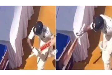 கோபத்தின் உச்சம்.. பேட்டால் அடித்த விராட் கோலி - வைரல் வீடியோ!