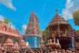 யாழ். தெல்லிப்பழை துர்க்கை அம்மனின் தேர்த்திருவிழா ; அம்மனின் ஆசி பெற திரண்ட பக்தர்கள்
