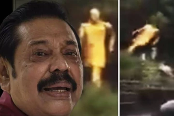 ராஜபக்ச தந்தையின் சிலையை தகர்த்தெறிந்த மக்கள்! வெளியான காணொளி