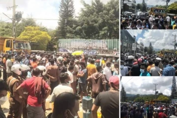 பண்டாரவளையில் எதிர்ப்பு நடவடிக்கை: போக்குவரத்திற்கு இடையூறு (Video)