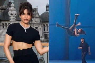 பறந்து பறந்து சண்டை போடும் சமந்தா.. அவரே வெளியிட்ட புகைப்படங்கள்