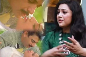 கமல் ஹாசனுடன் லிப்லாக் காட்சி!! பயத்தில் கேரவனில் அம்மாவிடம் கதறிய நடிகை மீனா..