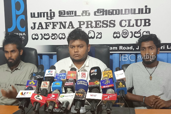 யாழிற்கு திடீர் பயணம் மேற்கொண்ட வசந்த முதலிகேவை திணறடித்த ஊடகவியலாளர்கள்! | 6 People Visit Jaffna Including Vasantha Mudalike