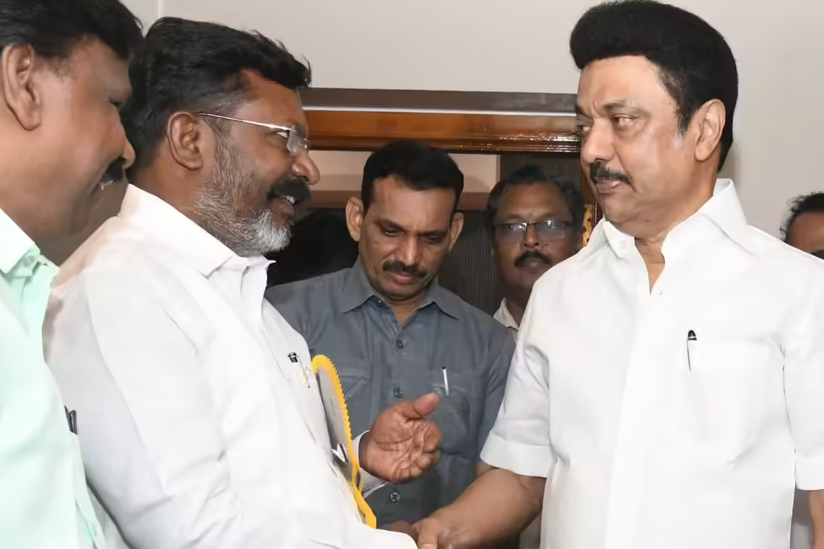 தவெகவிற்கு பேரிடி - காலை வாரும் திருமாவளவன்! மு.க. ஸ்டாலினுடன் திடீர் சந்திப்பு | Tvk Forming Govt Thirumavalavan Meets Stalin