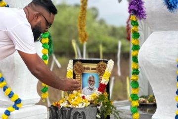 எள்ளங்குளம் துயிலும் இல்லத்தில் சாந்தன் துயிலாலயம்