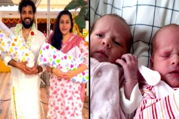 நடிகை நமீதாவின் இரட்டை குழந்தைகளின் பெயர் என்ன தெரியுமா?