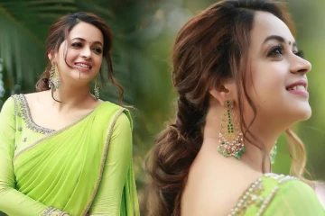 பஞ்சை நிற ஆடையில் நடிகை பாவனா.. கலக்கல் போட்டோஷூட்