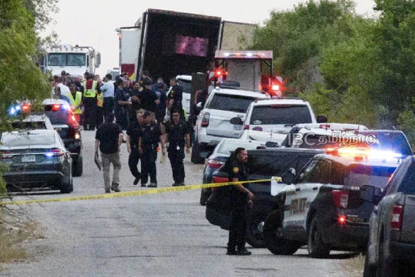 கண்டெய்னர் லாரியில் இருந்து 46 சடலங்கள் மீட்பு - அதிர்ச்சியில் மக்கள்..! | 40 Bodies Recovered From Container Truck