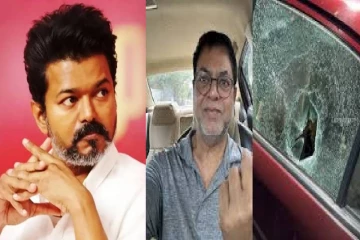 விஜய் ரசிகர்கள் வேலையா? இசையமைப்பாளர் ஜேம்ஸ் வசந்தன் கார் மீது தாக்குதல்!