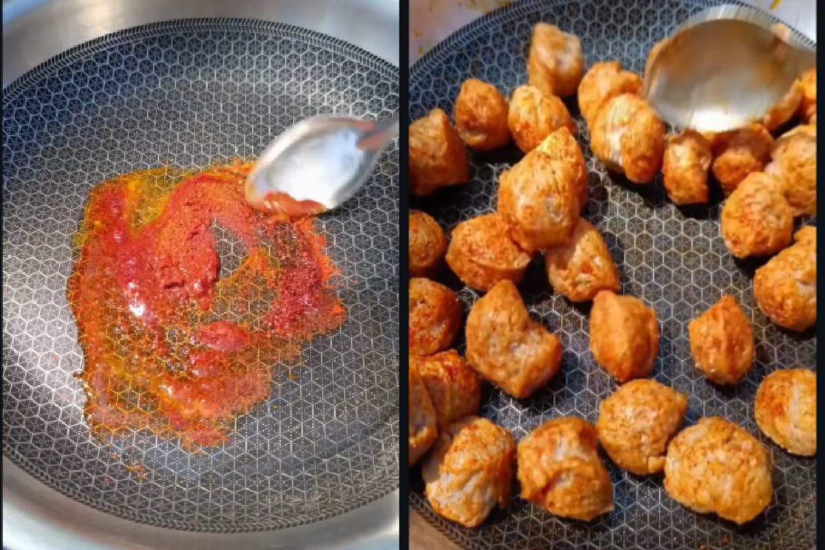 Best diet recipe: குண்டாக இருக்கவங்க ஒல்லியாக மாறணுமா? காலையில் இத கட்டாயம் சாப்பிடுங்க! | Soya Chunks Salad Best Diet Recipes