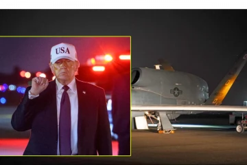 அமெரிக்க கடற்படையின் அதிநவீன MQ-4C உளவு விமானம் மாயம் - கடுங்குழுப்பத்தில் ட்ரம்ப்