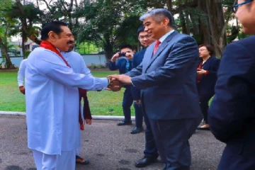 மகிந்தவை சந்தித்த சீன பிரதிநிதிகள்