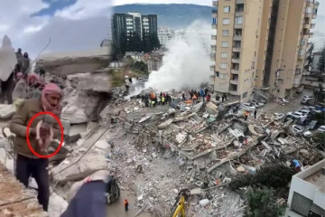 துருக்கி நிலநடுக்கம்! கட்டிட இடிபாடுகளுக்கு நடுவே பிறந்த அதிசய குழந்தை