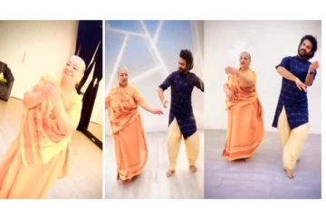 பேரனுடன் மாஸா நடனமாடிய பாட்டி... வைரலாகும் வீடியோ...!