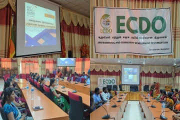 முல்லைத்தீவில் காலநிலை மாற்றம் தொடர்பான செயலமர்வு!(படங்கள்)