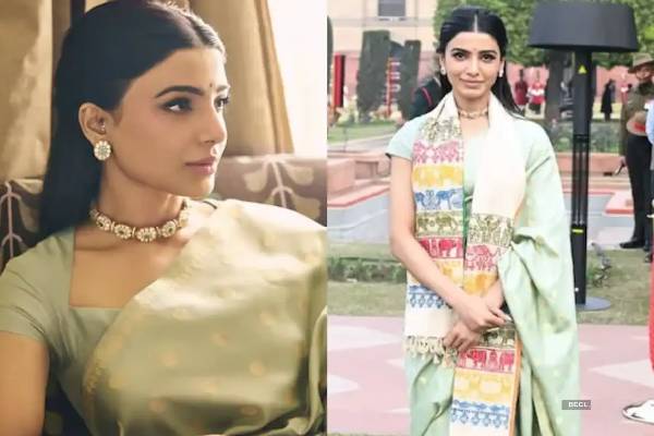 குடியரசு தின வரவேற்பு நிகழ்வில் நடிகை சமந்தா! வைரலாகும் உணர்வுபூர்வ பதிவு | Samantha Shines At Rashtrapati Bhavan Post Viral