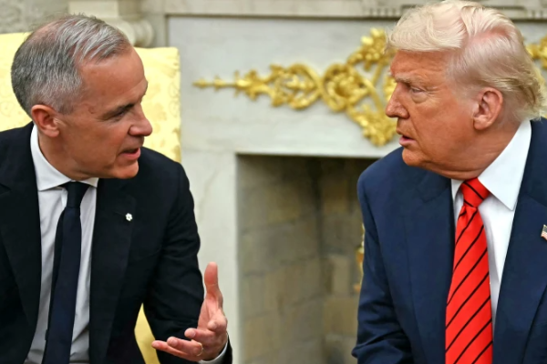 கனடாவுடன் மீண்டும் மோதும் ட்ரம்ப்! 100% வரி எச்சரிக்கை.. | Trump Warns 100 Tariff Goods Imported From Canada