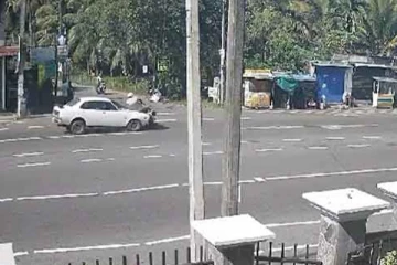 රිලාවල ඇගහිරිවැටෙන බිහිසුණු අනතුර - (VIDEO)