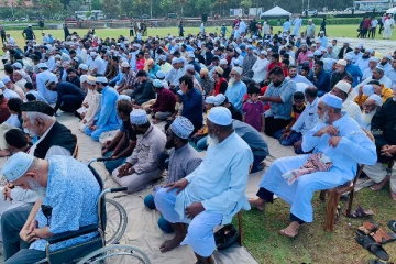 கொழும்பு - காலிமுகத்திடலில் ஹஜ் பெருநாள் சிறப்பு தொழுகை