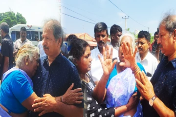 சாந்தனுடனிருந்த முருகனின் தாயார் மற்றும் சகோதரி கதறல்: புகழேந்தியும் அழும் பெரும் துயரம்