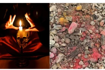 ஆற்றில் நடந்த மாந்திரீக பூஜை - கிராமத்தை நடுங்கவைத்த மர்ம ஆசாமி!