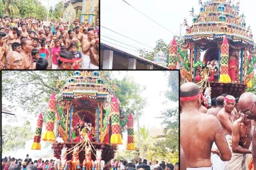 அரோகரா கோஷங்கள் முழங்க எழுந்தருளிய குருக்கள்மடம் அருள்மிகு ஸ்ரீ செல்லக் கதிர்காம முருகன்