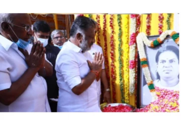 பசும்பொன் முத்துராமலிங்கத் தேவர் 115-வது ஜெயந்தி - குருபூஜைக்கு செல்கிறார் ஓ.பி.எஸ்.