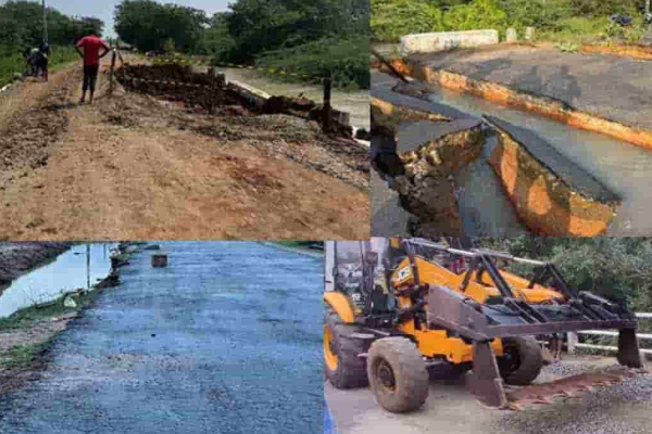 பேரிடரால் வடக்கில் சேதமடைந்த வீதிகள் துரித கதியில் சீரமைப்பு | Roads Damaged By The Disaster North Repaired