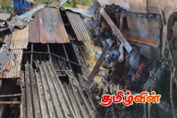 கொட்டகலையில் தொழிலாளர்கள் குடியிருப்பு பகுதியொன்று தீக்கிரை